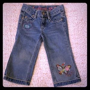 Oshkosh Embroidered Denim Capris